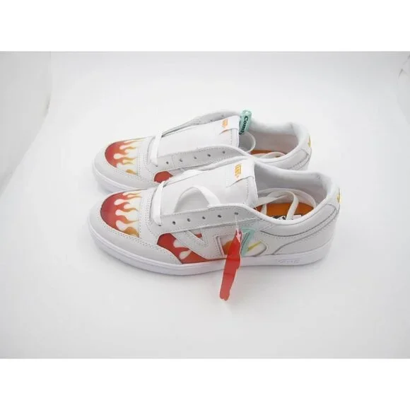 New Vans Old Skool RedFlame Classic Skate Shoe Sz 10.5US (Z62)